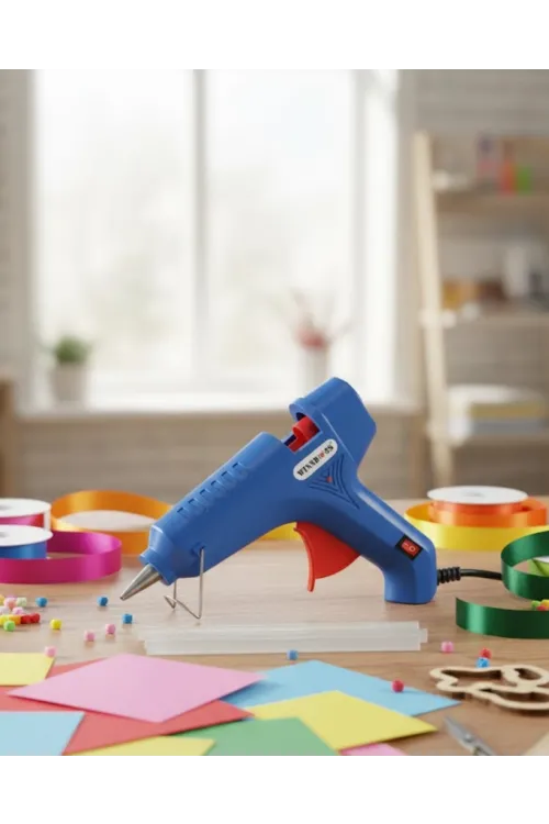 Ev Ve Hobi İçin 60 W Silikon Tabancası 11 Mm Uyumlu 5 Adet Hediye Silikon