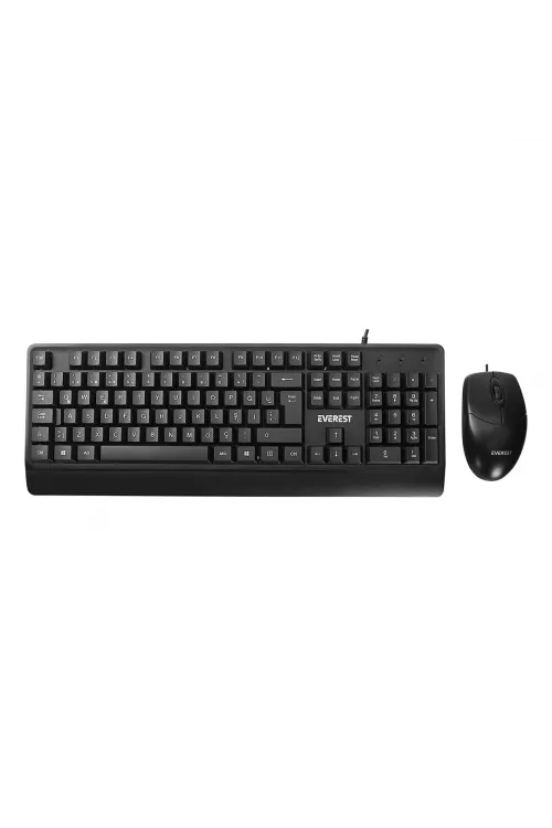 Usb Kablolu Klavye Ve Mouse Set Q Klavye 3d Ve 1200dpı Mouse IEG5BHQ