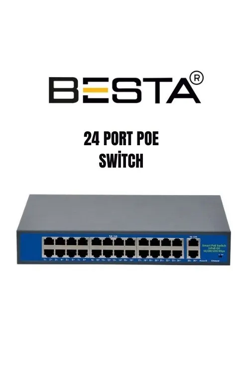 F2420GBL-A 24 PORT 10/100/1000 POE SWİTCH