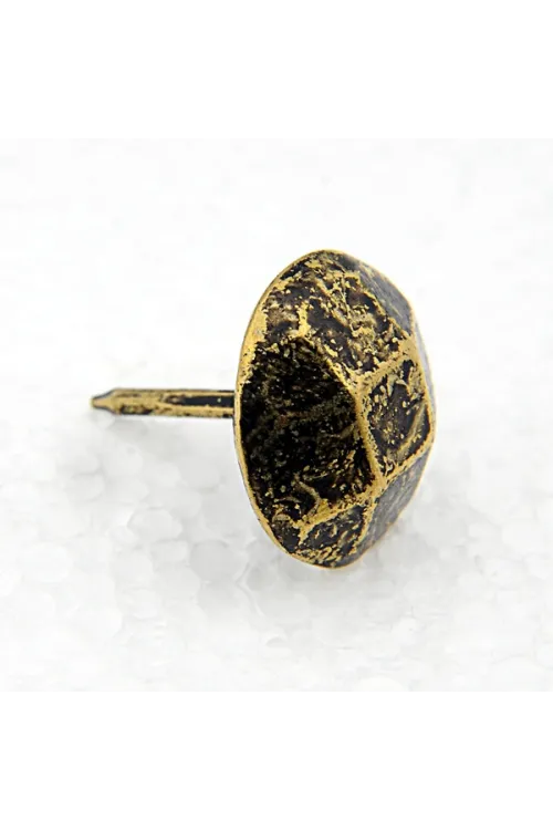 Febko - Eskitme Antik Beşgen Kabara / Raptiye 18 mm 20 adet