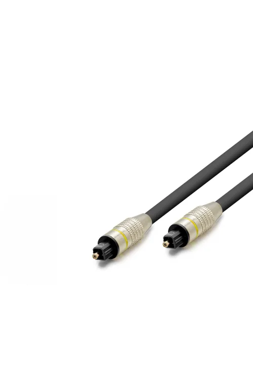 Fiber Optik Ses Kablosu 1.5 m Siyah HDX7804