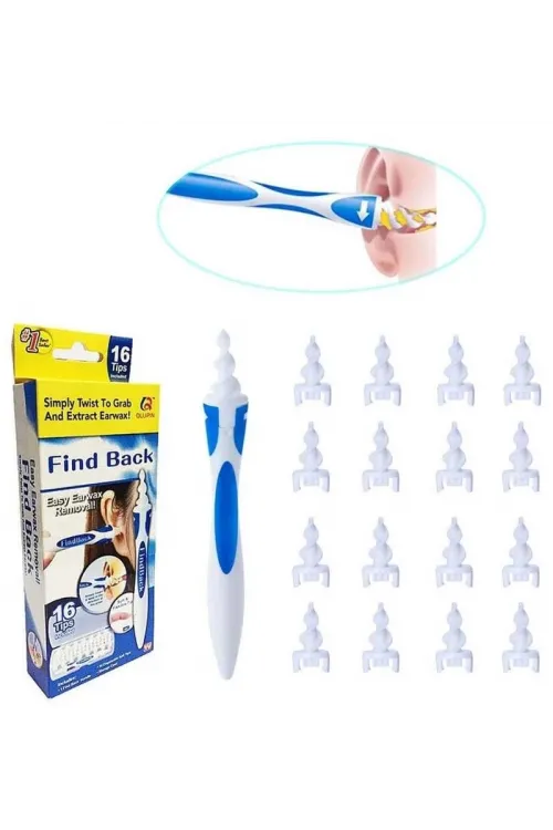 Find Back Pratik Kulak Temizleme Aparatı Silikon Kit Ear Claning