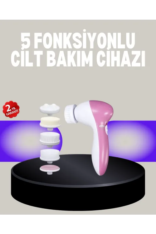 Fırçalı Yüz Temizleme Ve Spa Masaj Cihazı