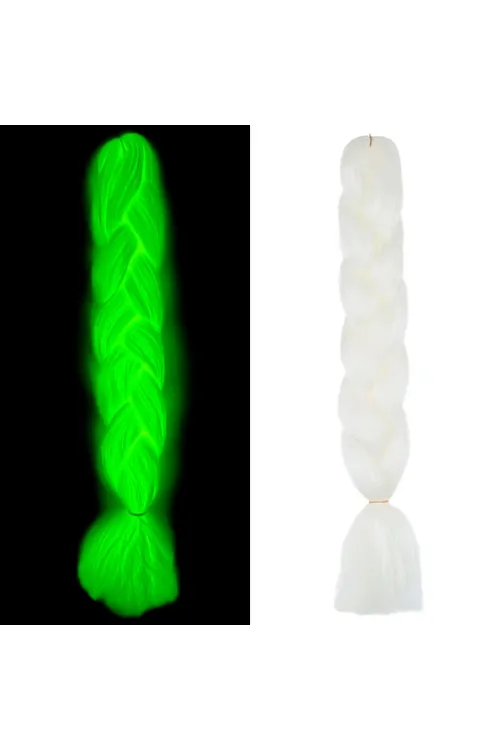 Fosforlu Neon Örgülük Saç Esperer 100 Gr. - Beyaz