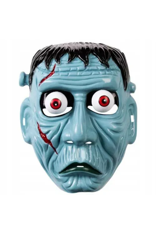 Frankenstein Temalı Sallanan Oynar Gözlü Maske