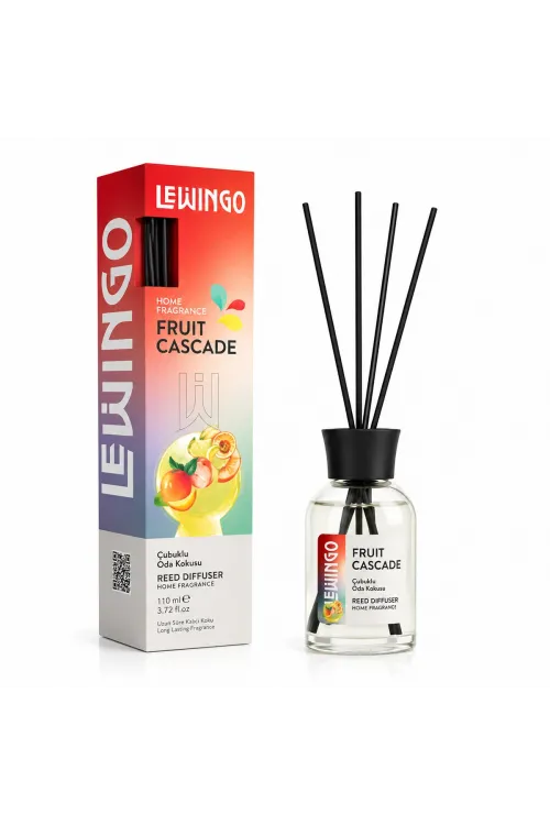 Fruit Cascade Bambu Çubuklu Oda Kokusu - 110 ml - Cam Şişe 
