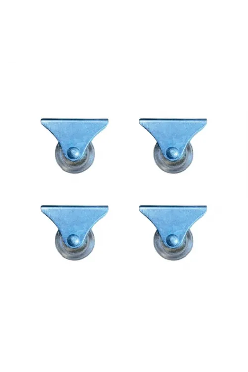 Furç Sabit Teker - 38MM - Şeffaf HKS237 - 4 Adet