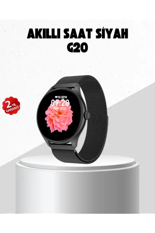 G20 Mini Akıllı Saat – İphone & Android Uyumlu, Adım Sayar Ve Uyku Takipli