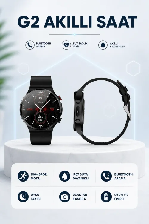 G42 Akıllı Saat Ios Ve Android Cihazlarla Uyumlu
