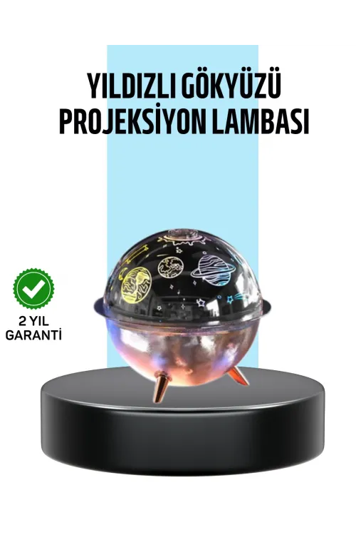 Galaksi Ve Yıldız Efektli Nemlendirici Işık Projektörü