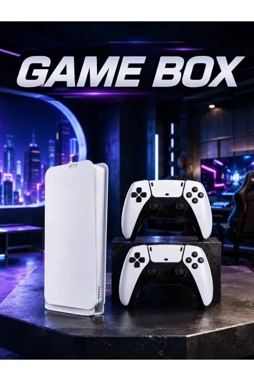 Game Box 3d Çift Oyun Kollu 4k Hd Ekran 20000den Fazla Oyun Seçeneği 2.4g Kablosuz