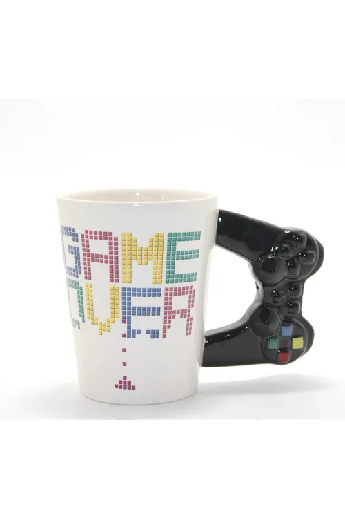 Game Over Porselen Kupa Bardak (1 Adet) Seçenek 1