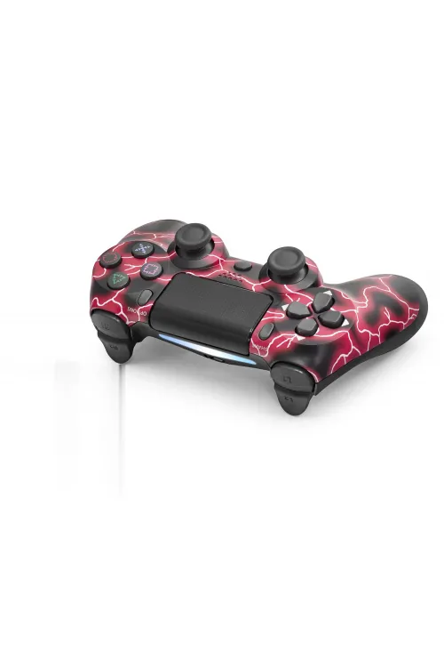 Gamepad Ps4 Uyumlu - Kırmızı Siyah ND400P
