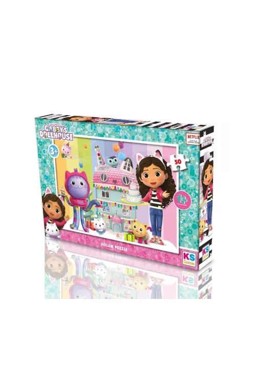 GB 709 GABBYS DOLLHOUSE PUZZLE 50 PRÇ