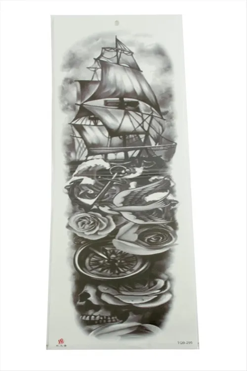 Gemi Tattoo Kol Dövme Sticker