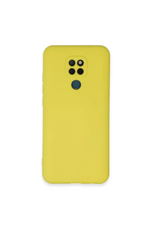 General Mobile Gm 20 Kılıf Nano İçi Kadife Silikon - Sarı