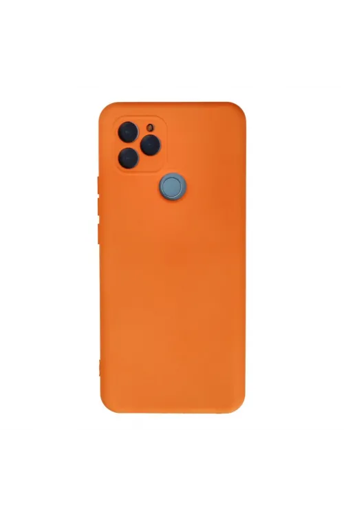 General Mobile Gm 21 Kılıf Nano İçi Kadife Silikon - Turuncu