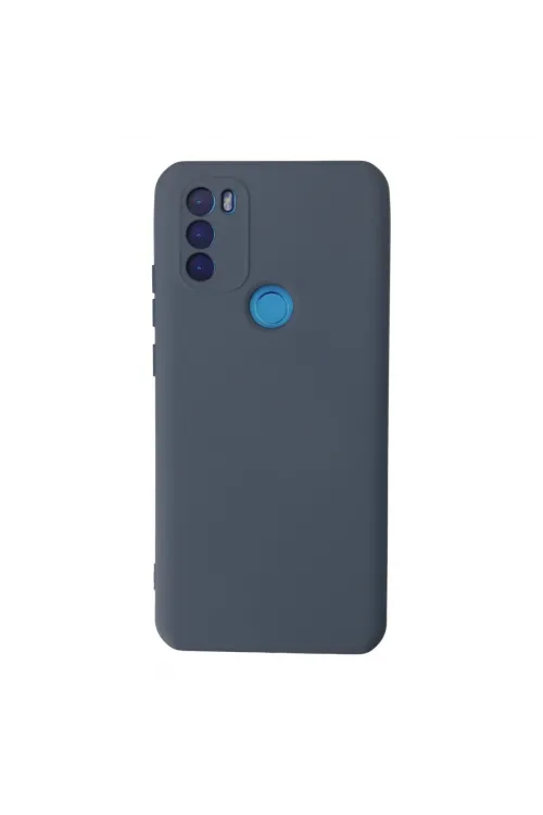 General Mobile Gm 21 Plus Kılıf Nano İçi Kadife Silikon - Gri