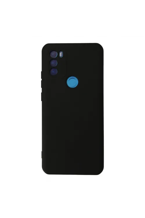 General Mobile Gm 21 Plus Kılıf Nano İçi Kadife Silikon - Siyah