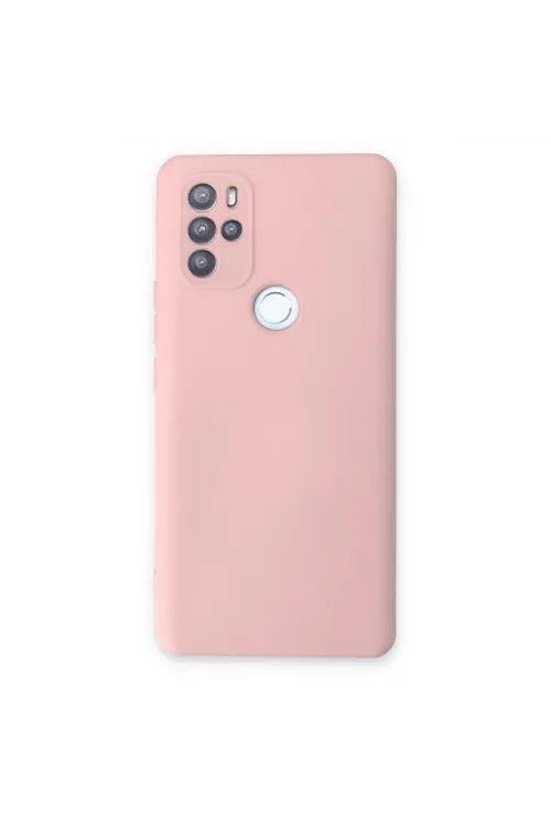 General Mobile Gm 21 Pro Kılıf Nano İçi Kadife Silikon - Pudra
