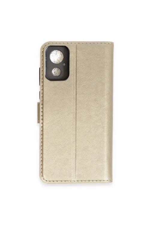 General Mobile Gm 23 Se Trend S Plus Kapaklı Kılıf - Gold