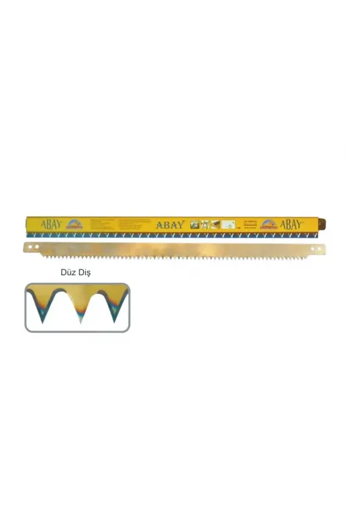 Geniş Kolastar Testere Ağzı - Düz Diş 60 Cm