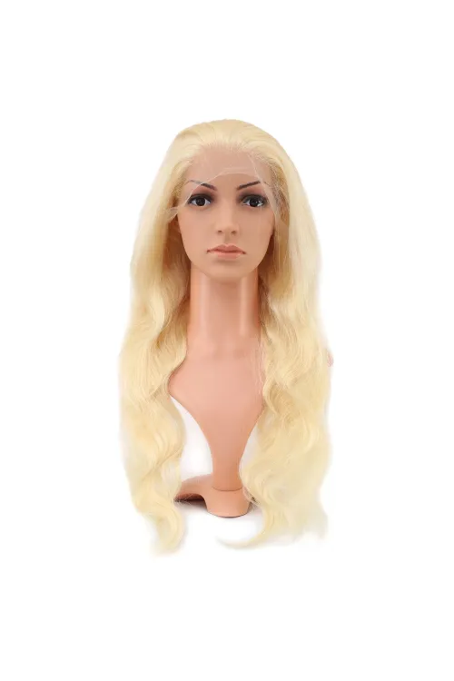 Gerçek Front Lace Dalgalı Platin Tül Peruk - 65-70cm