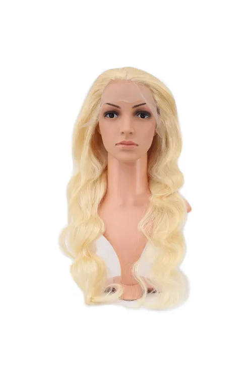 Gerçek Front Lace Dalgalı Platin Tül Peruk - 70-75cm