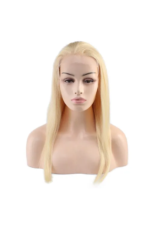 Gerçek Front Lace Platin Tül Peruk - 65-70cm