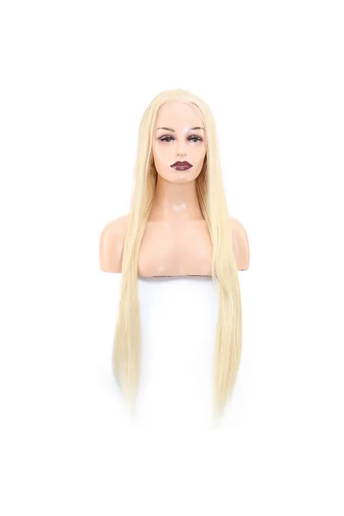 Gerçek Front Lace Tül Peruk - Platin - 85-90cm