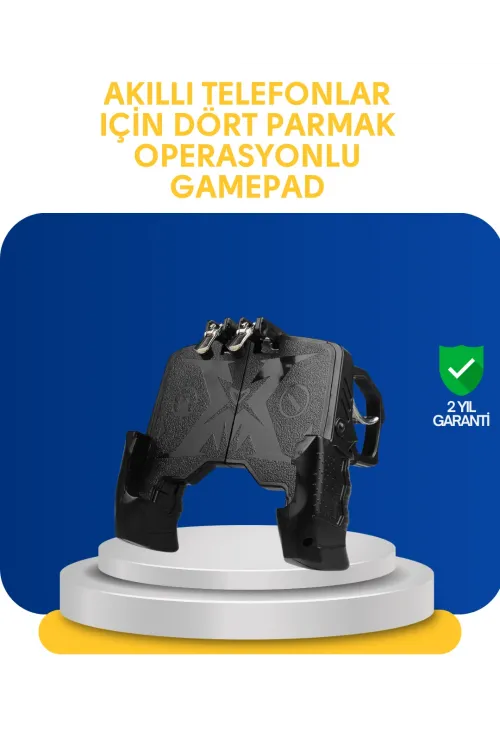 Gerçekçi Oyun Deneyimi Sunan Dört Parmak Mobil Gamepad