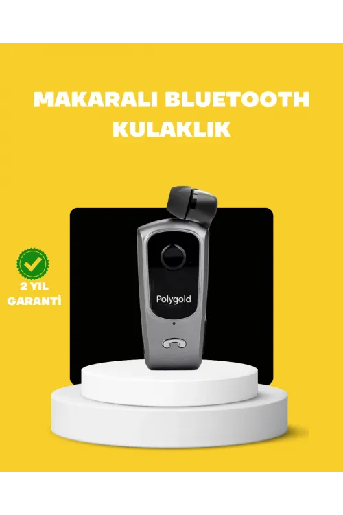 Geri Çekilebilir Kablolu Bluetooth İş Kulaklığı