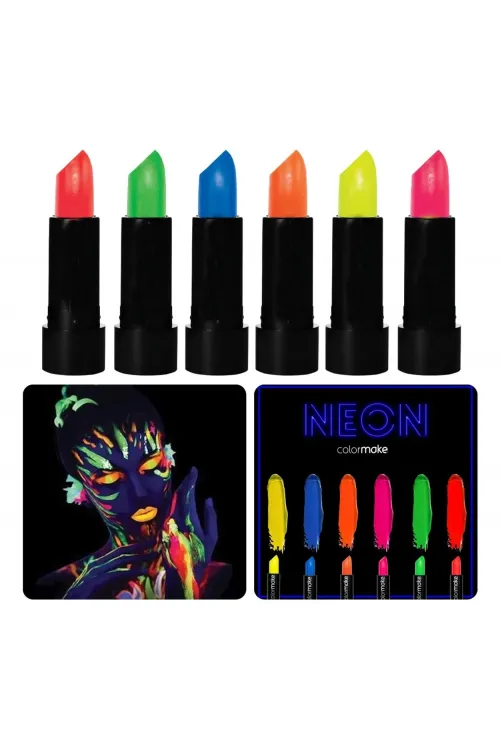 Glowpaint 6’lı Neon Boya – Uv Işıkta Parlayan Makyaj Seti