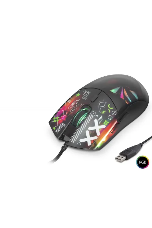 Good Pro G306D Gaming Mouse 7200 Dpi Rgb Cyber Desenli - Siyah