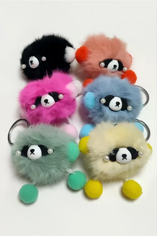 Gözlüklü Peluş Anahtarlık