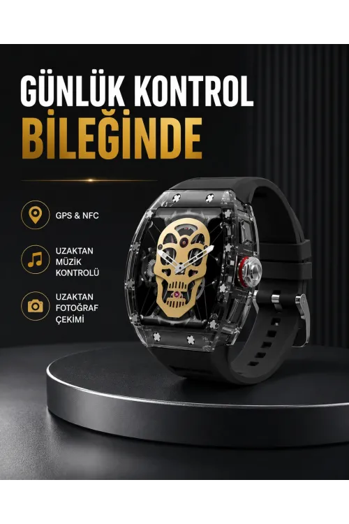 GPS ve NFC Özellikli Akıllı Saat iOS Android Uyumlu
