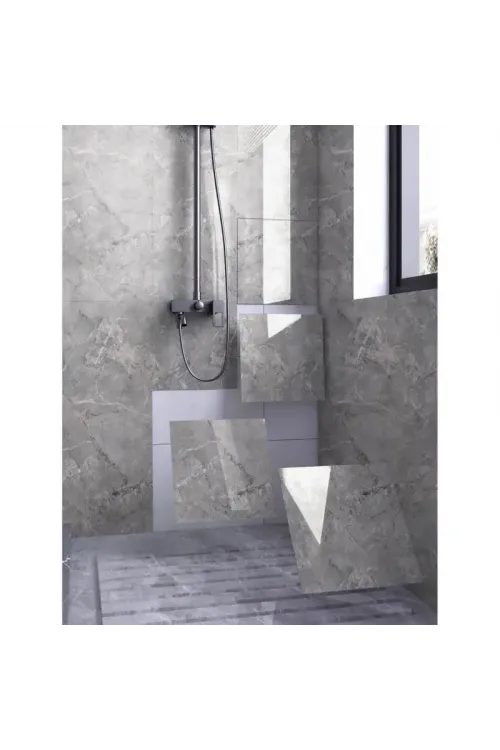 Gri Mermer Desen Duvar Sticker (30*30)
