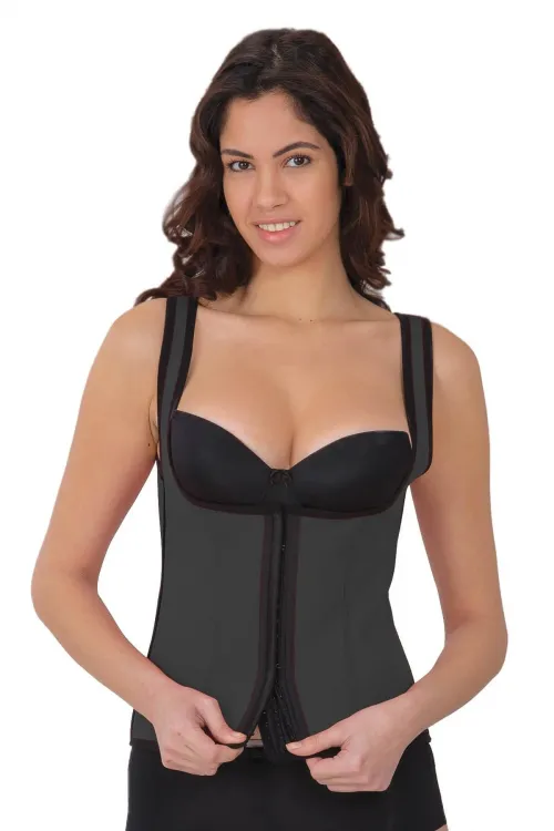ieg™ GRİ MI 9173 Agraflı Göğsü Açık Atlet Korse