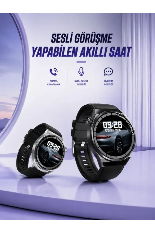 Gt8 Akıllı Sesli Görüşme Yapabilen Saat