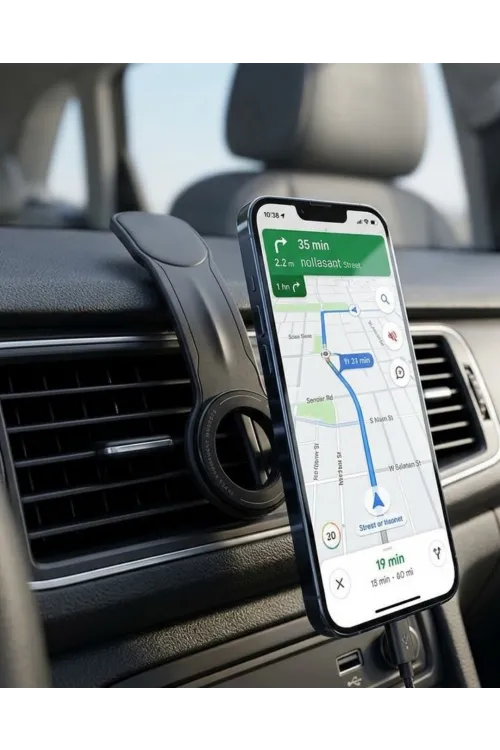 Güçlü Mıknatıslı Araç Telefon Tutucu 360° Döner Dashboard Standı
