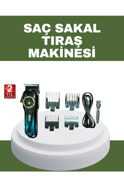 Güçlü Motorlu Paslanmaz Çelik Bıçaklı Saç Kesim Makinesi