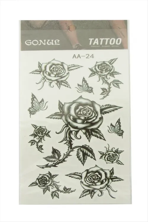 Gül Tattoo Dövme Sticker