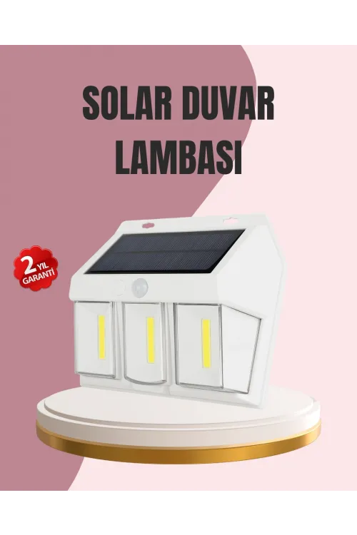 Güneş Enerjili Bahçe Ve Duvar Aydınlatma – Bk-618-3 Led Lamba