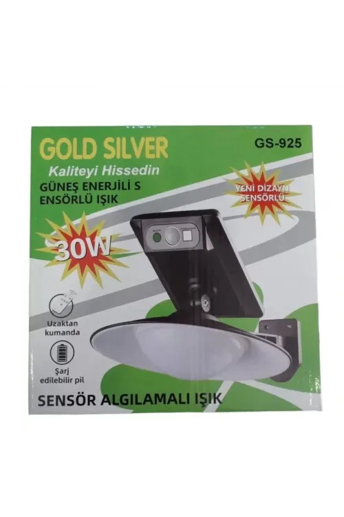 Güneş Enerjili Sensörlü Işık