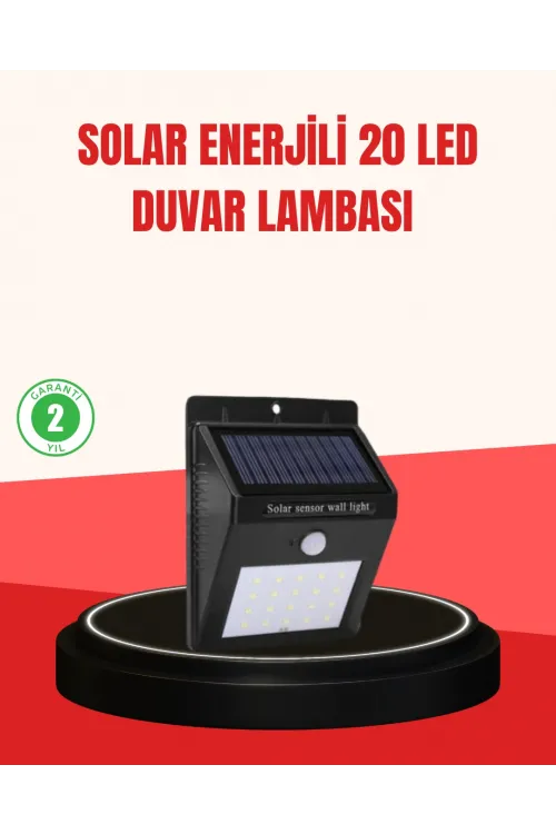 Güneş Enerjili Su Geçirmez Dış Mekan Aydınlatma