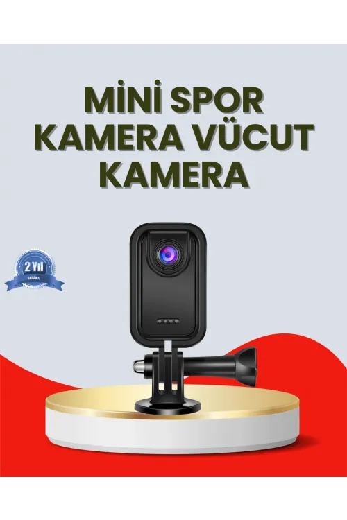 Günlük Kullanıma Uygun Mini Video Kamera Vlog Çekimleri İçin