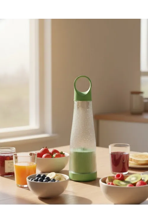 Günlük Smoothie Ve Shake İçin Usb Şarjlı Taşınabilir Blender