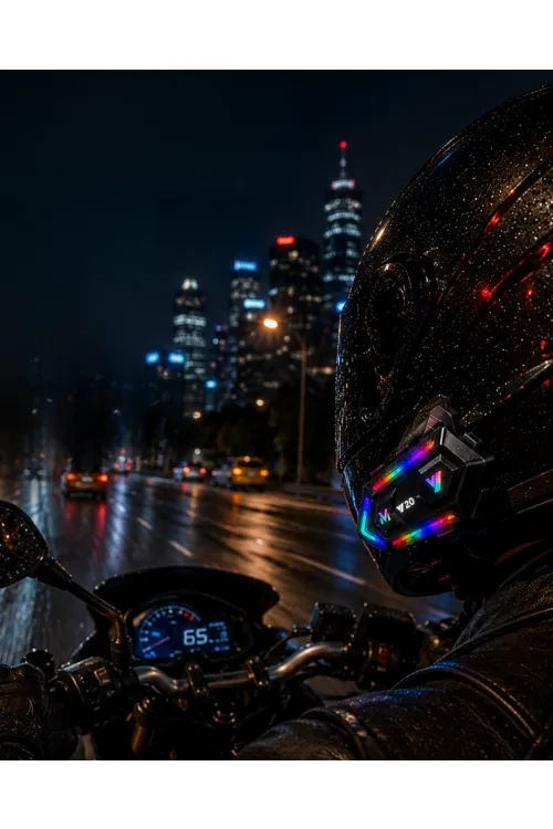 Gürültü Engelleyici Motosiklet Kask Intercom Uzun Pil Ömürlü Tasarım