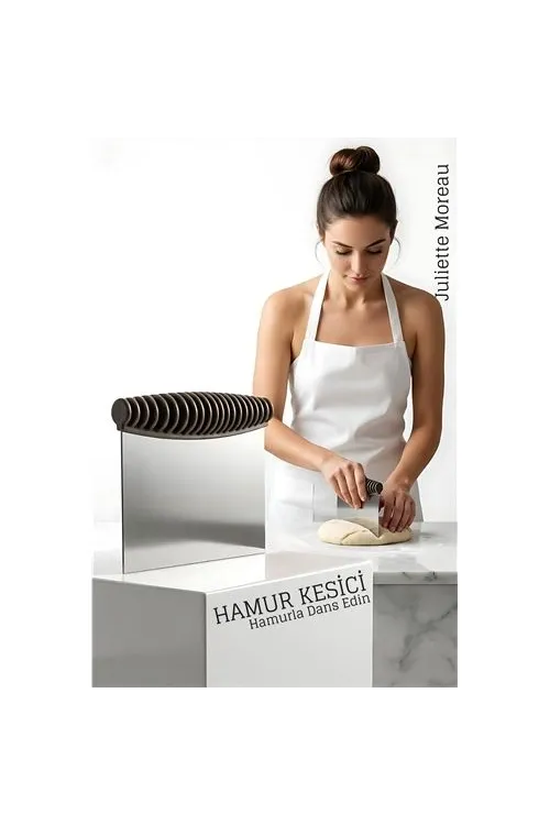 Hamur Kesme ve Şekillendirme Spatulası Paslanmaz Çelik – 12x10,5 cm  722423