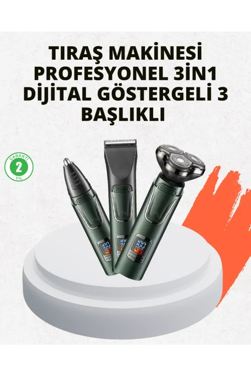 Hareket Halinde Kullanıma Uygun Tıraş Makinesi
